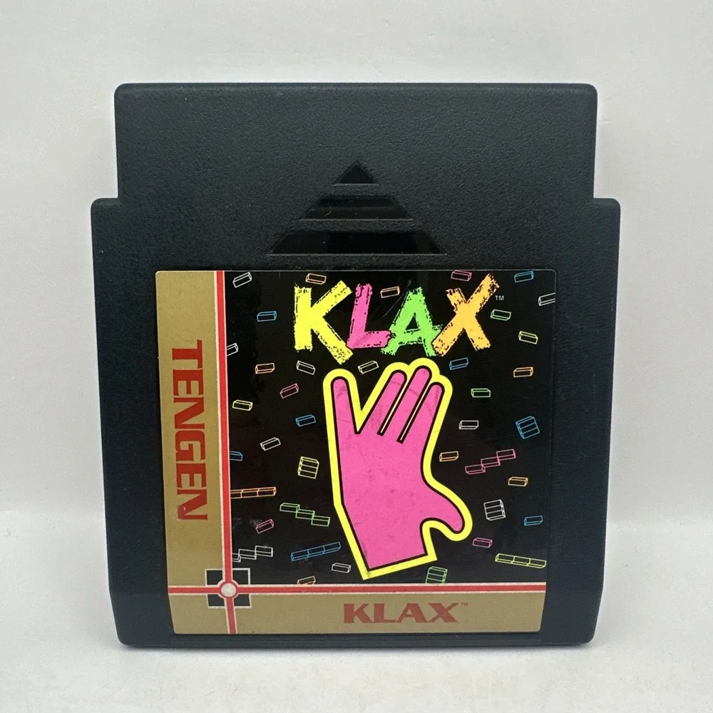 Klax Nintendo NES TENGEN Game Cartridge VGC